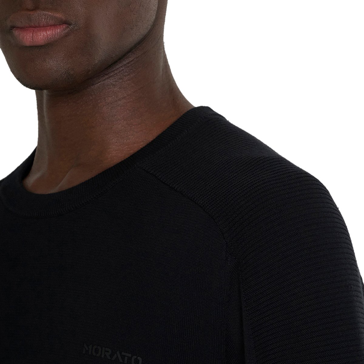 Antony Morato SWEATER ROUND COLLAR LONG SLEEVES REGULAR FIT I Zwart