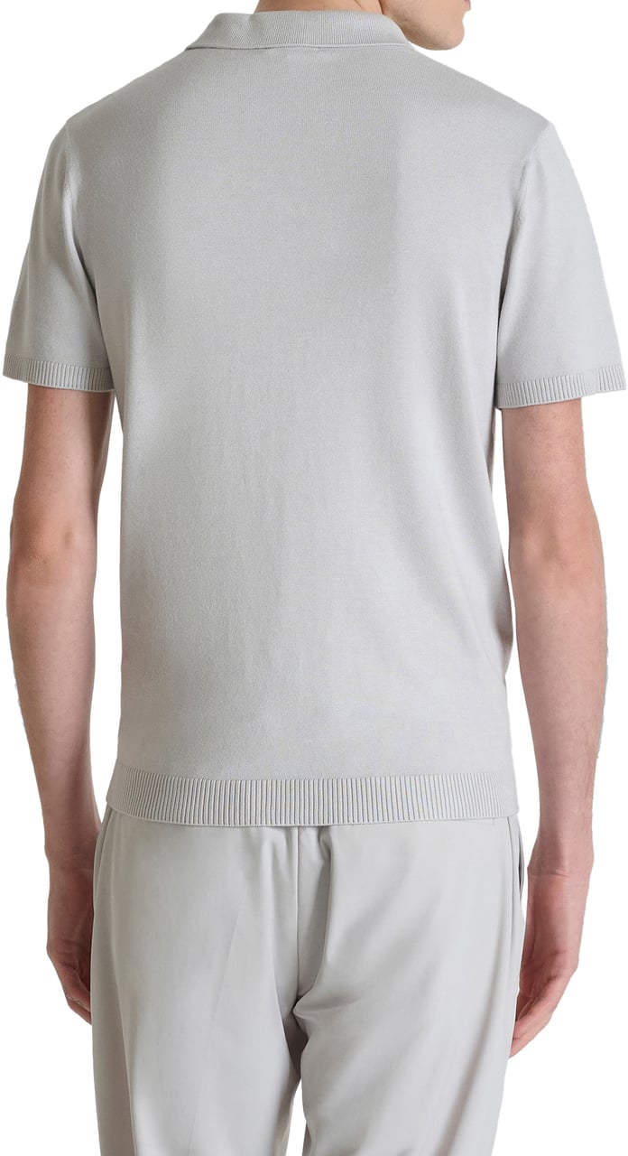 Antony Morato SWEATER POLO WITHOUT BUTTON SHORT SLEEVES SLIM FIT SUPER SOFT YARN Wit