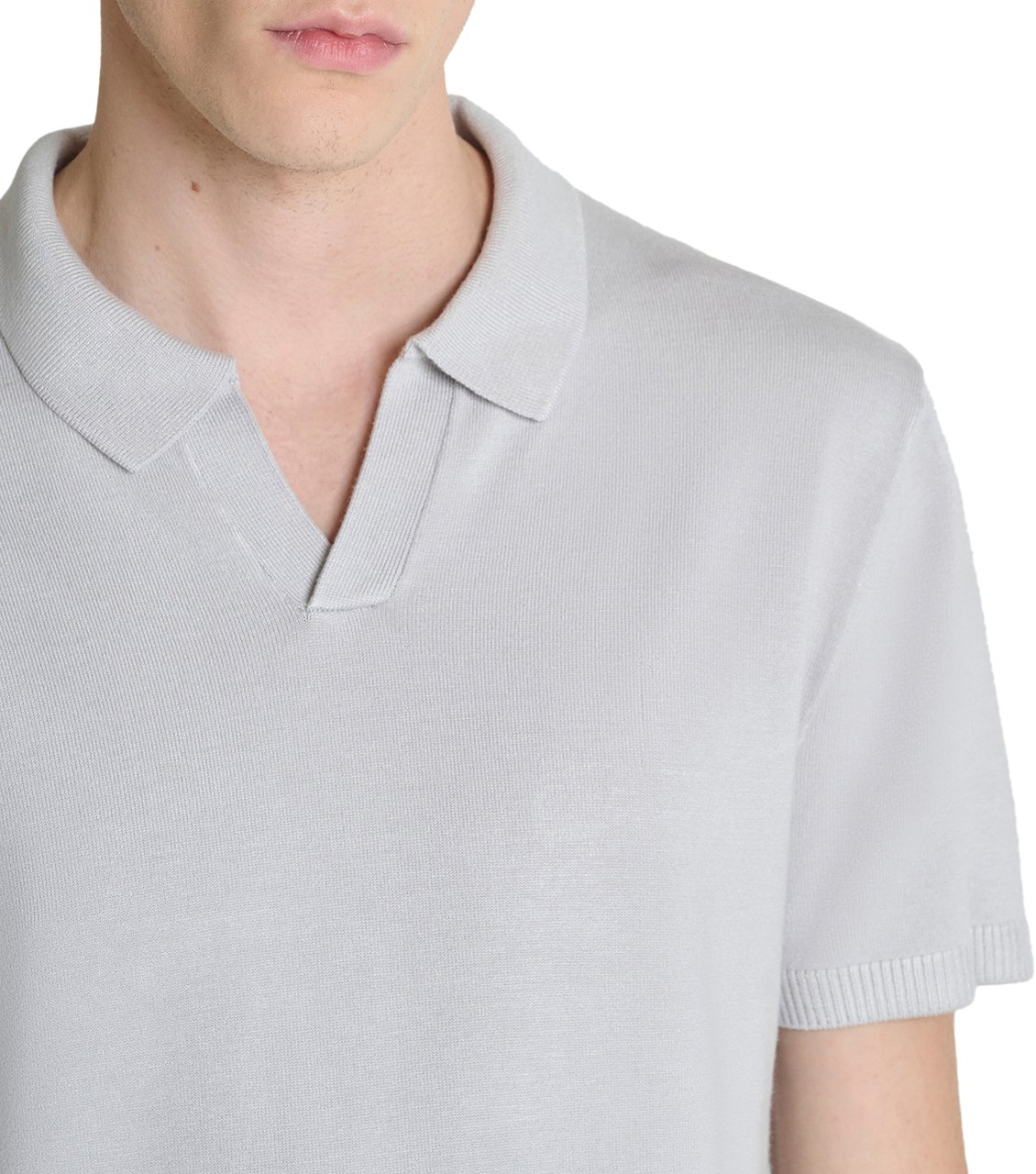 Antony Morato SWEATER POLO WITHOUT BUTTON SHORT SLEEVES SLIM FIT SUPER SOFT YARN Wit