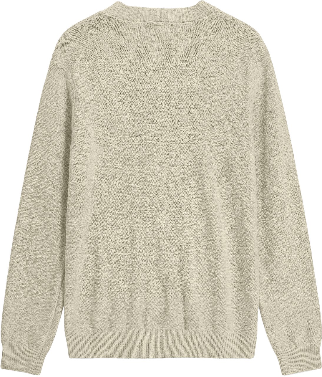 Antony Morato SWEATER ROUND COLLAR LONG SLEEVES REGULAR FIT IN COTTON SOFT YARN 3D KNITSTITCH Beige