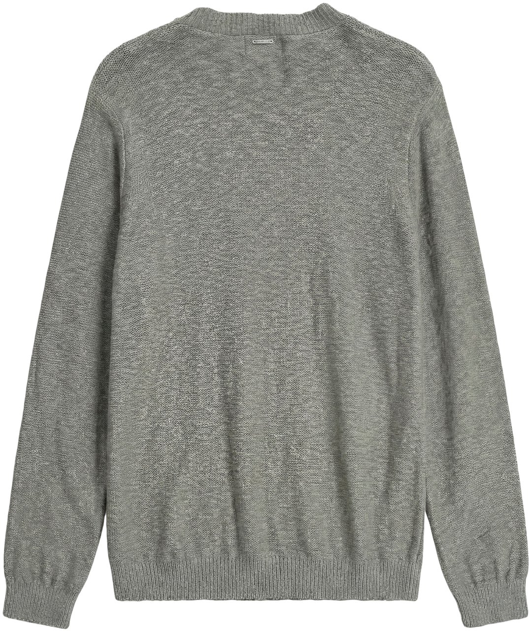 Antony Morato SWEATER ROUND COLLAR LONG SLEEVES REGULAR FIT IN COTTON SOFT YARN 3D KNITSTITCH Groen