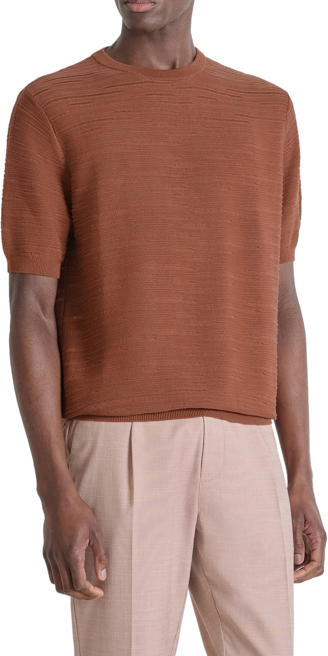 Antony Morato SWEATER ROUND COLLAR SHORT SLEEVES REGULAR FIT IN COTTON SOFT YARN Divers