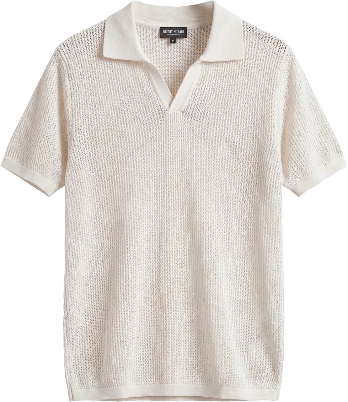 Antony Morato SWEATER POLO WITHOUT BUTTON SHORT SLEEEVES REGULAR FIT IN COTTON SOFT YARN Divers