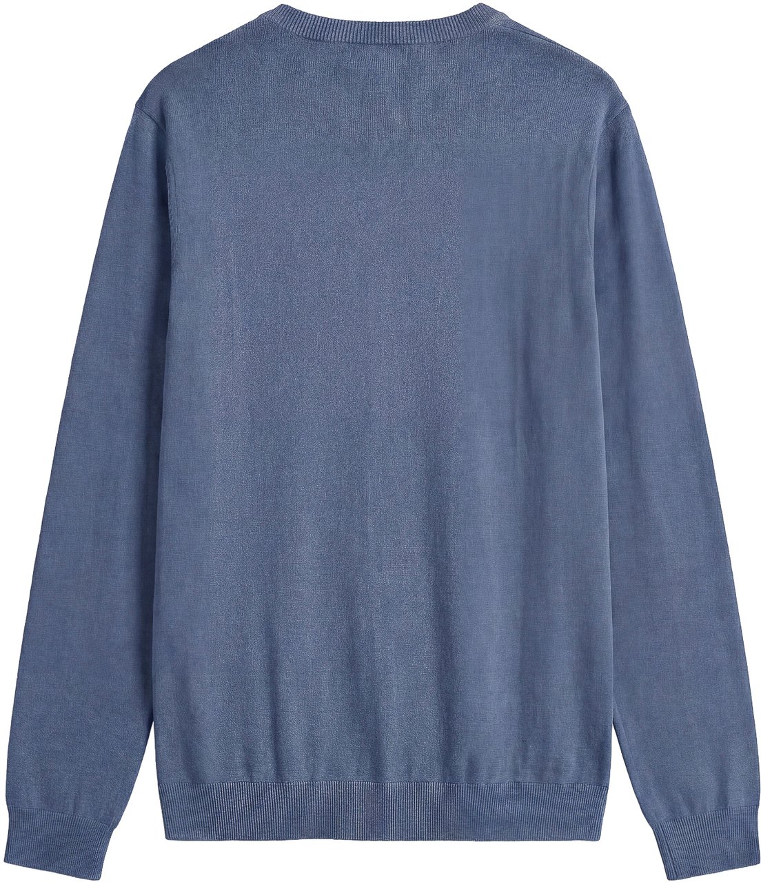Antony Morato SWEATER REGULAR FIT SOFT YARN WITH FOAM LOGO PRINT Blauw