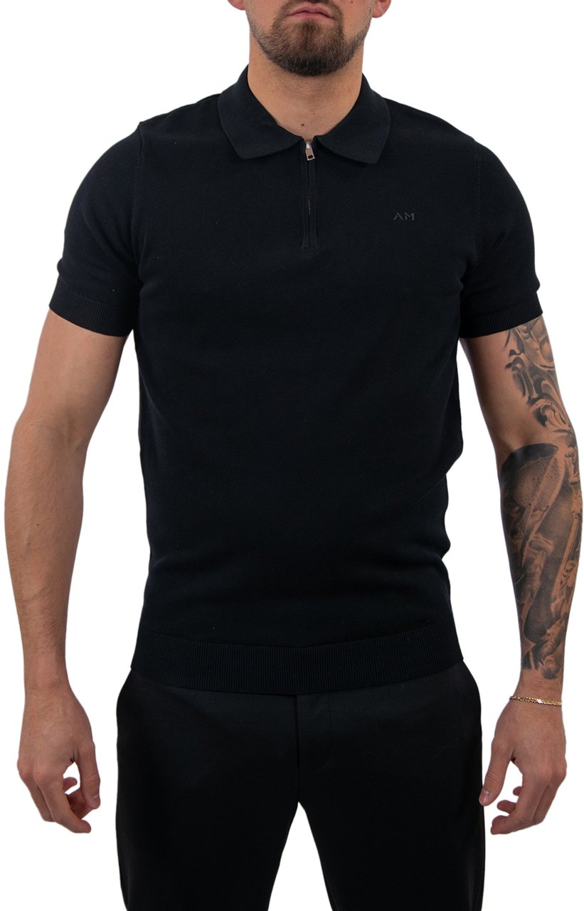 Antony Morato Sweater Regular Fit In Cotton Blend Zwart