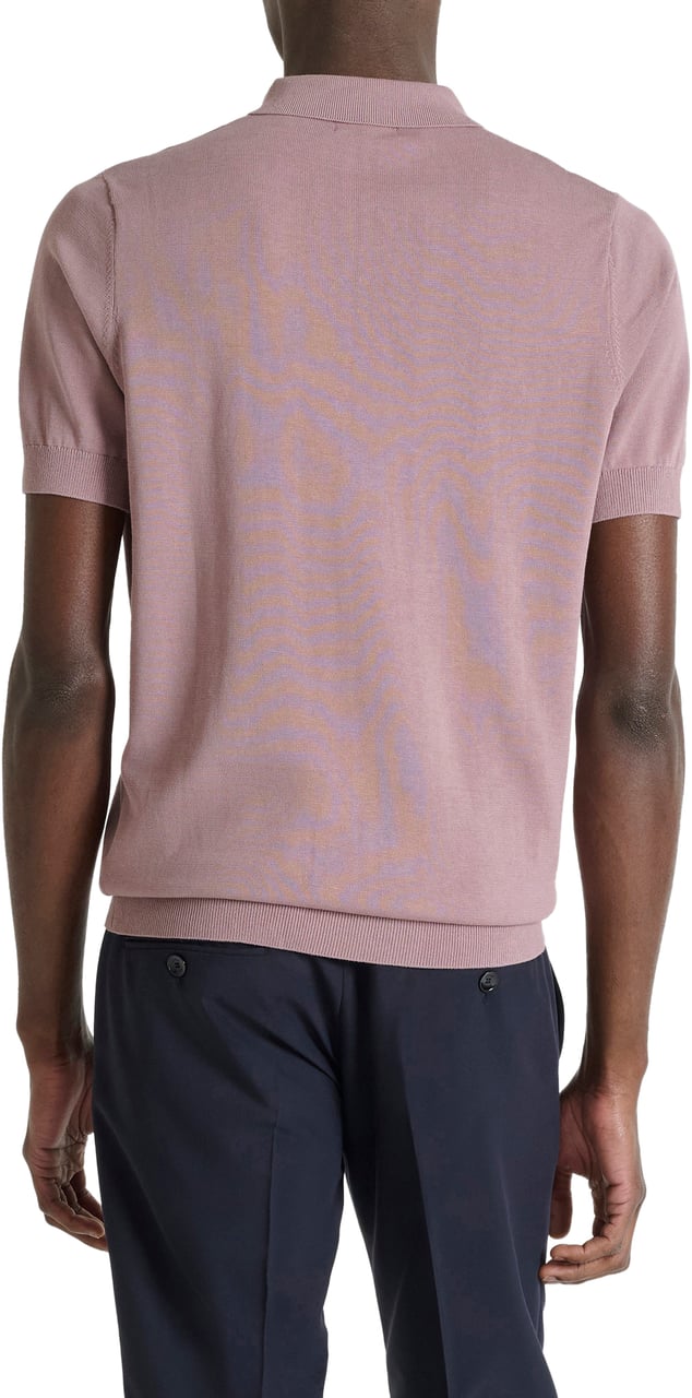 Antony Morato SWEATER REGULAR FIT SOFT YARN WITH LOGOED  BADGE Roze