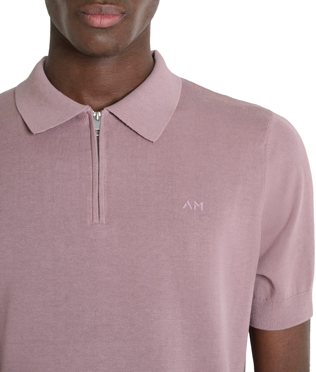 Antony Morato SWEATER REGULAR FIT SOFT YARN WITH LOGOED  BADGE Roze