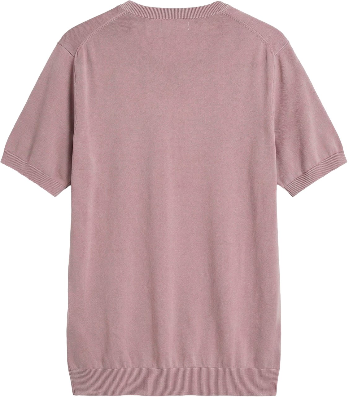 Antony Morato SWEATER ROUND COLLAR SHORT SLEEVES REGULAR FIT SOFT YARN WITH FOAM LOGO PRINT Roze