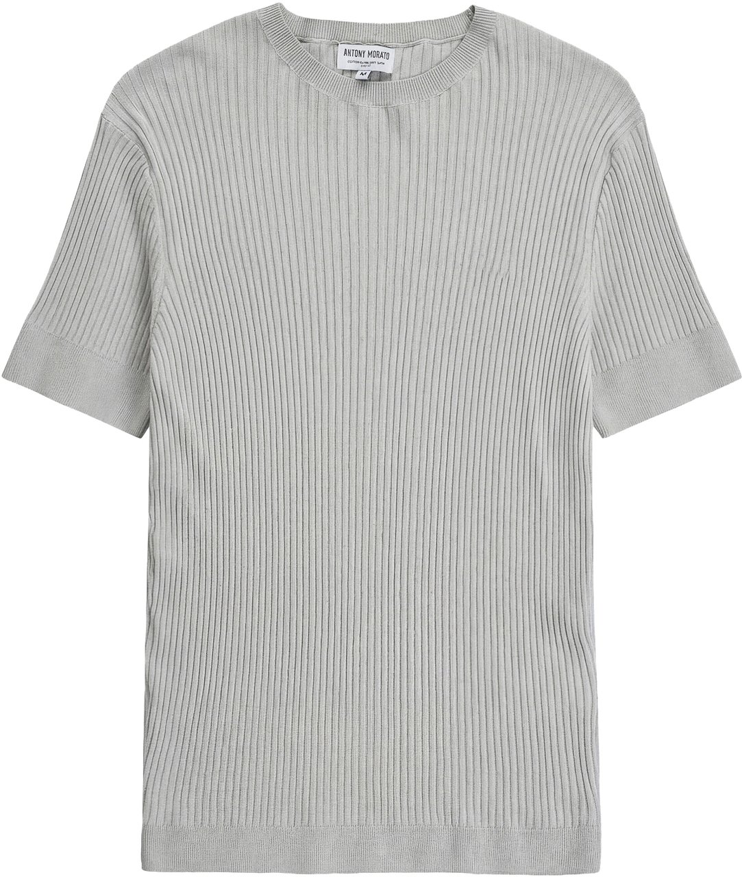 Antony Morato SWEATER ROUND COLLAR SHORT SLEEVES SLIM FIT Wit
