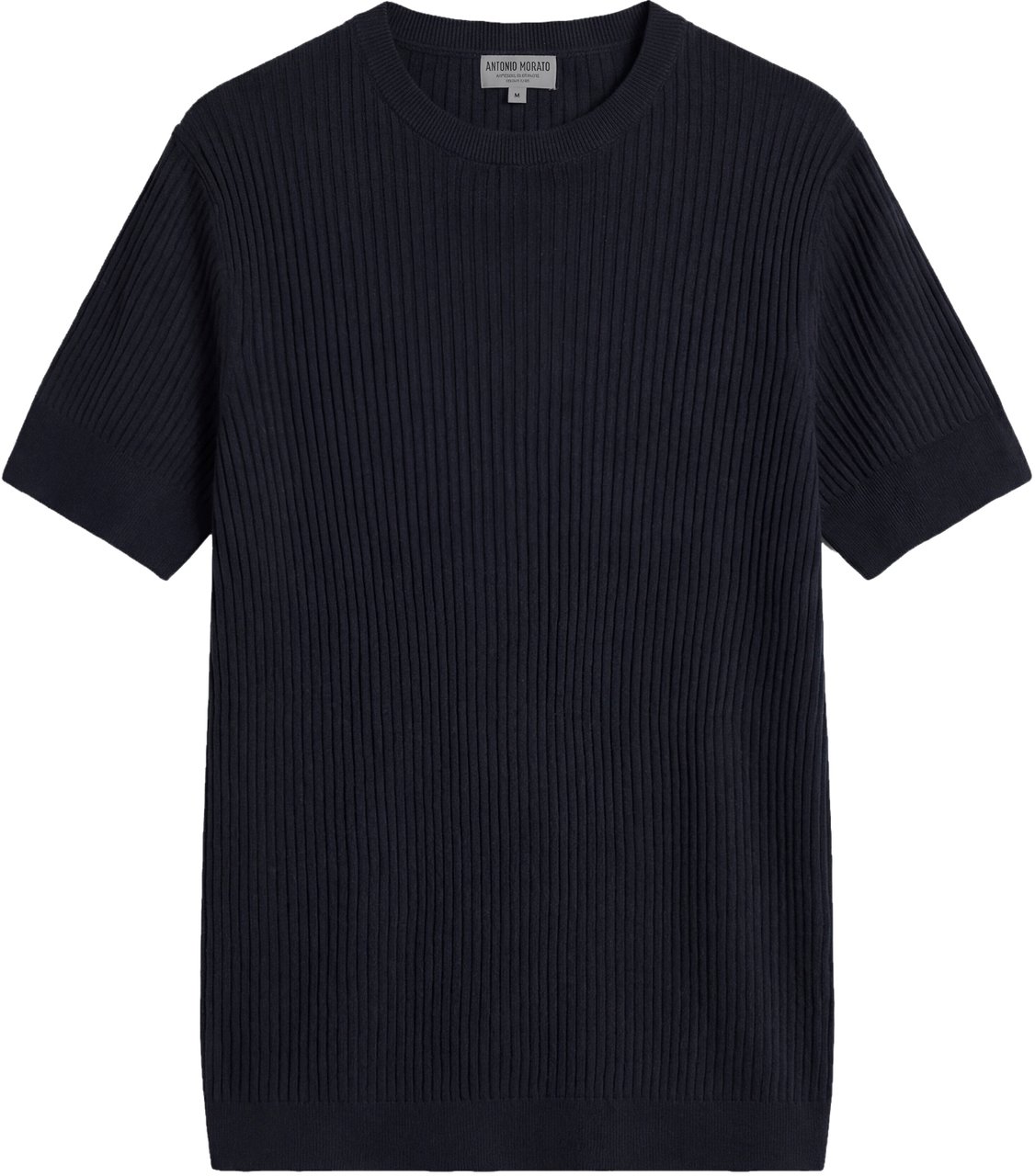 Antony Morato SWEATER ROUND COLLAR SHORT SLEEVES SLIM FIT Blauw