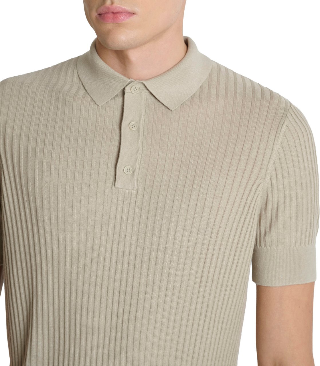 Antony Morato SWEATER POLO WITH BUTTON SHORT SLEEVES SLIM FIT SUPER SOFT YARN Divers