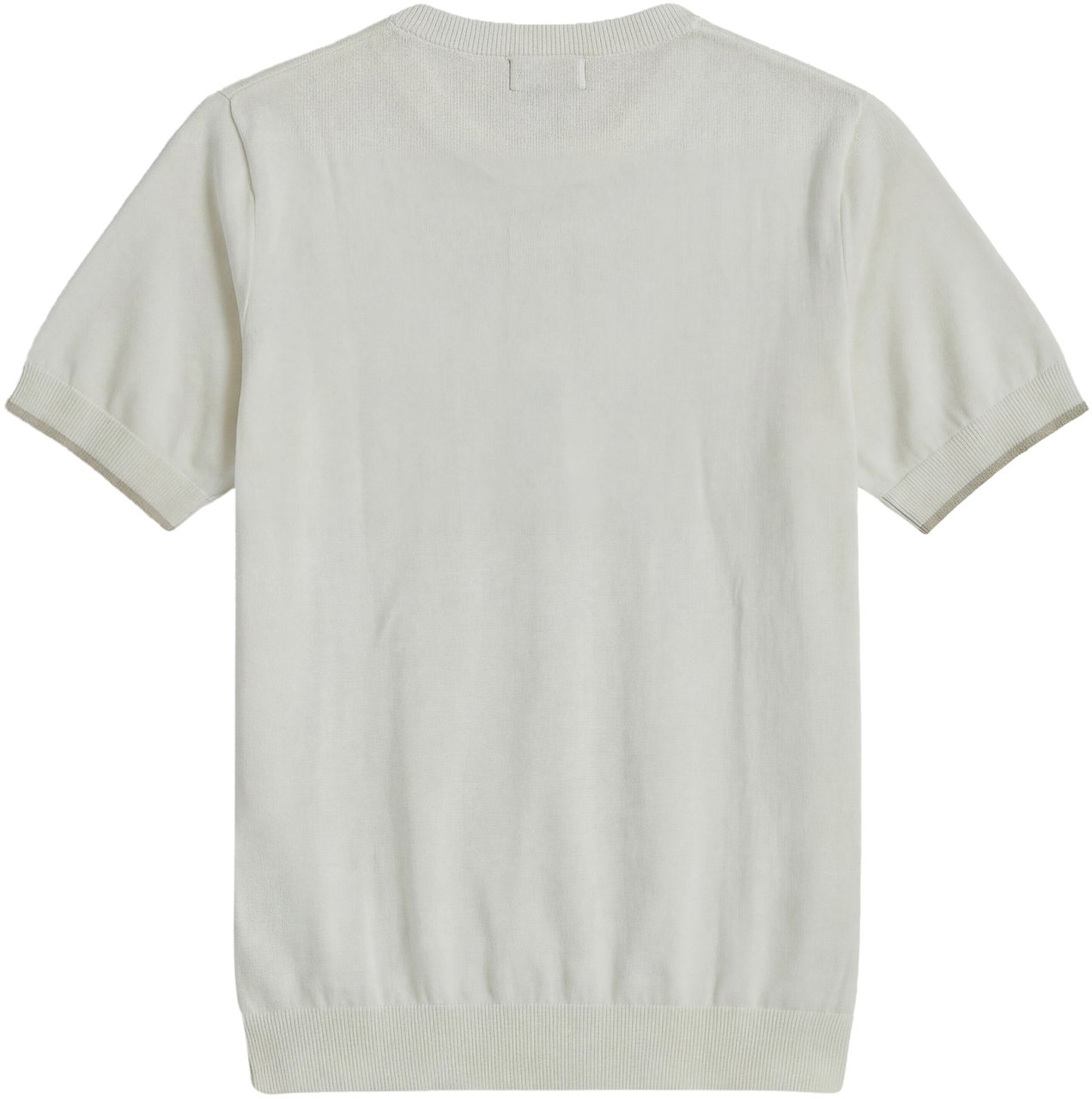 Antony Morato SWEATER ROUND COLLAR SHORT SLEEVES REGULAR FIT IN MERCERIZED COTTON SUPER FINE YARN Beige