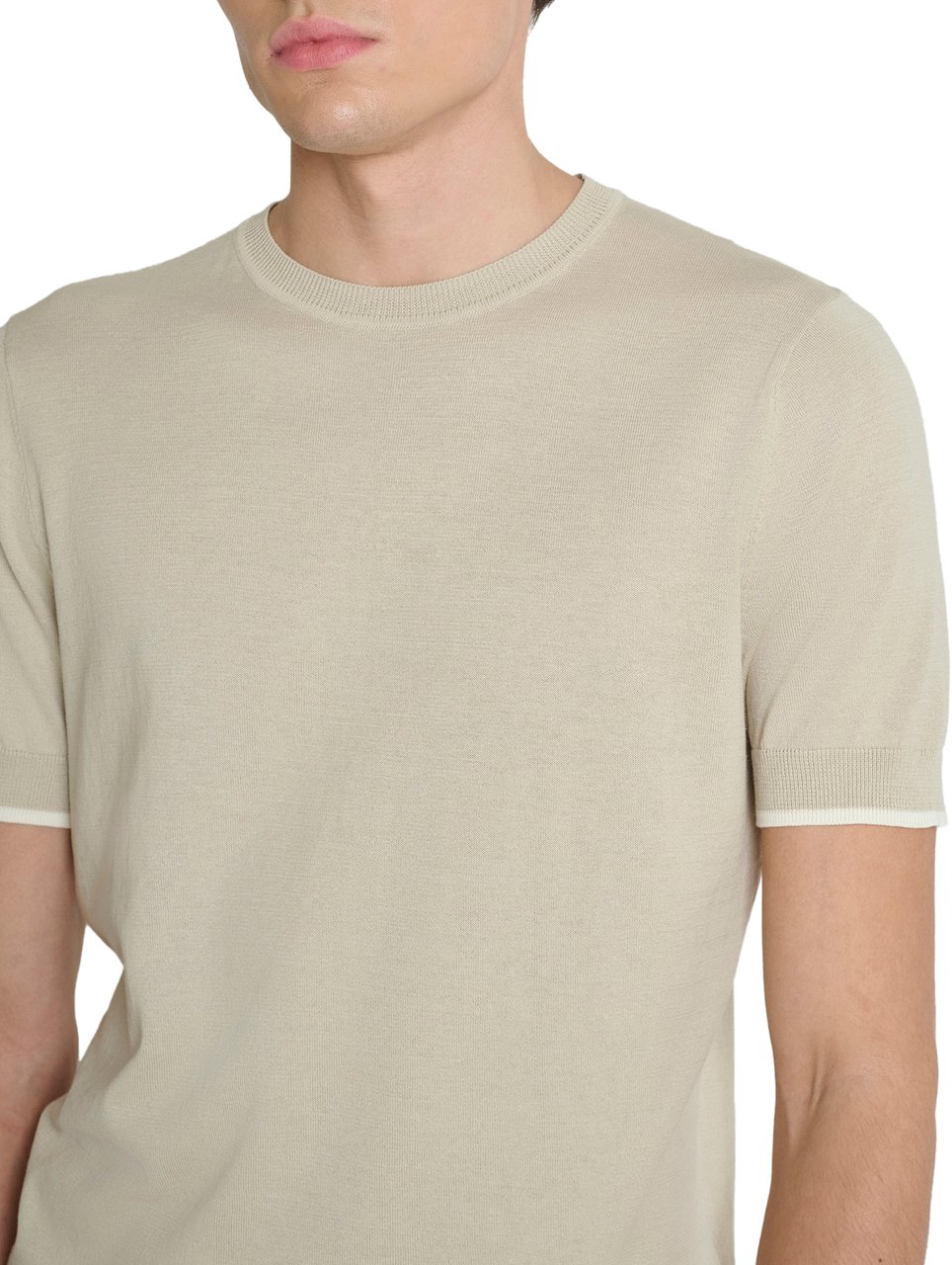 Antony Morato SWEATER ROUND COLLAR SHORT SLEEVES REGULAR FIT IN MERCERIZED COTTON SUPER FINE YARN Divers