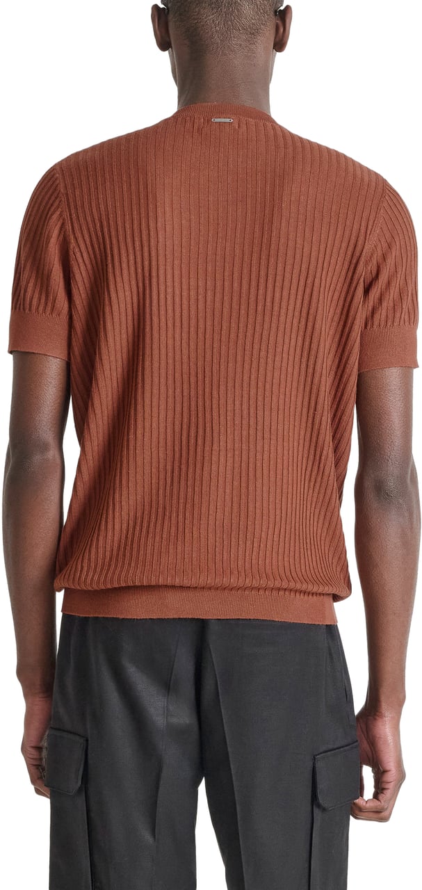 Antony Morato SWEATER ROUND COLLAR SHORT SLEEVES SLIM FIT SUPER SOFT YARN Divers