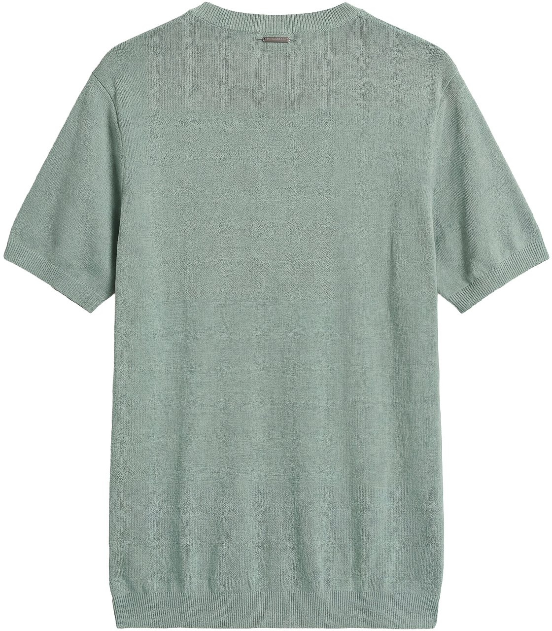 Antony Morato SWEATER ROUND COLLAR SHORT SLEEVES RELAXED FIT SOFT YARN Blauw