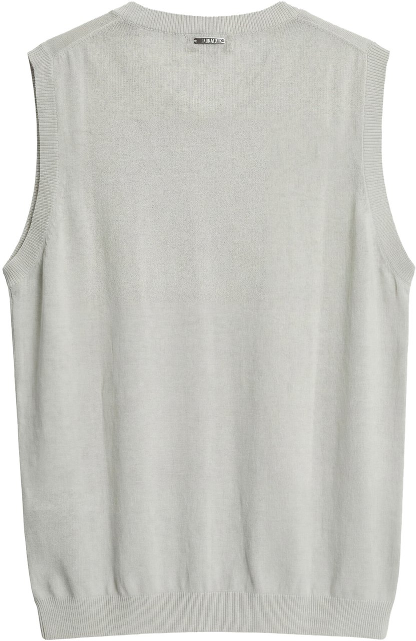Antony Morato SWEATER SLEEVELESS RELAXED FIT SOFT YARN Beige