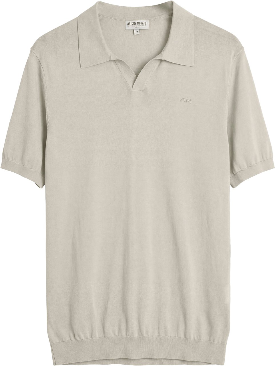 Antony Morato SWEATER POLO WIHTOUT BUTTON SHORT SLEEVES SLIM FIT SOFT FINE YARN Divers