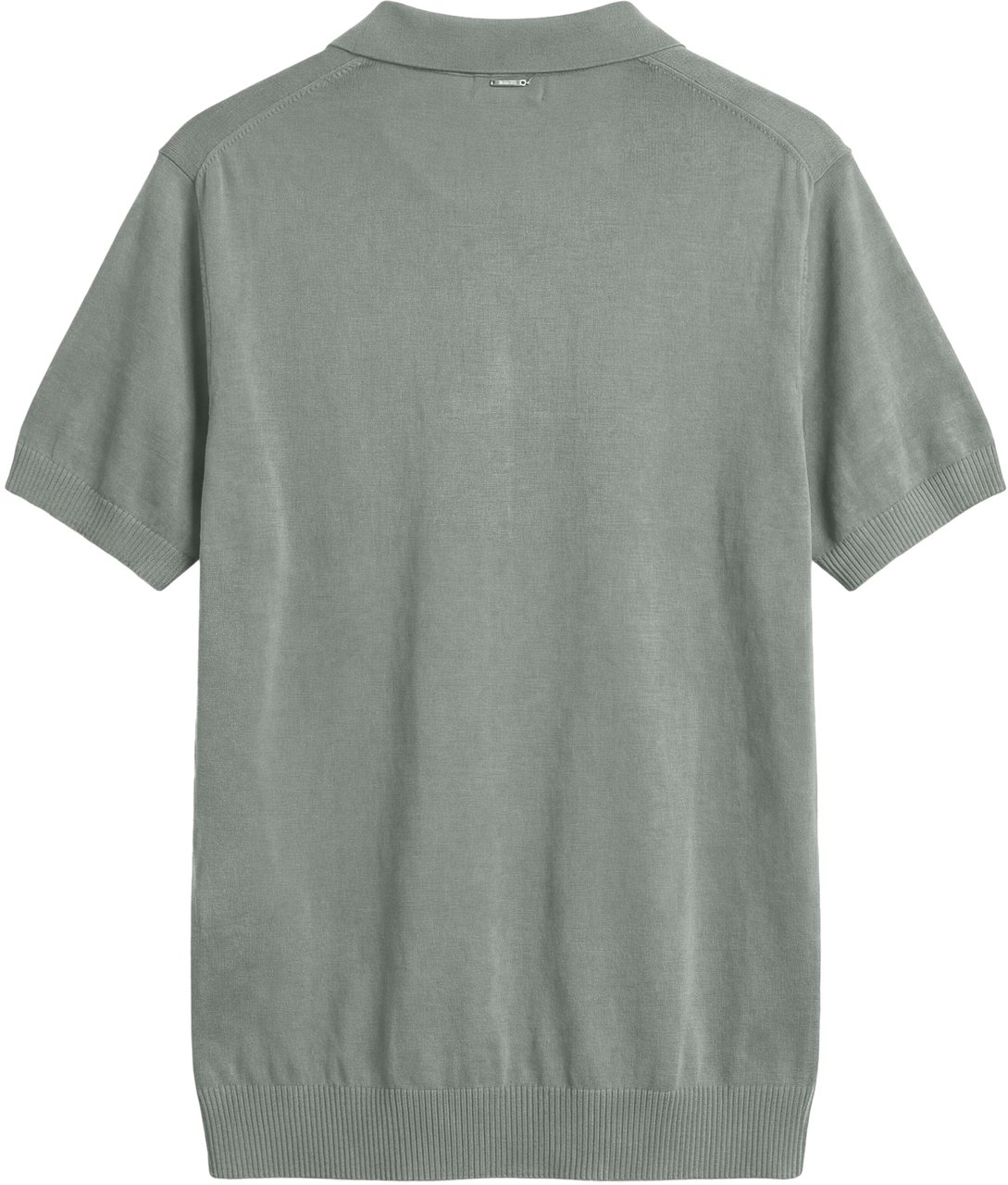 Antony Morato SWEATER POLO WIHTOUT BUTTON SHORT SLEEVES SLIM FIT SOFT FINE YARN Groen