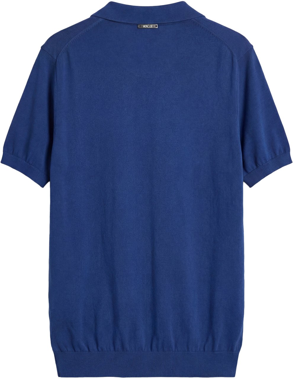 Antony Morato SWEATER POLO WIHTOUT BUTTON SHORT SLEEVES SLIM FIT SOFT FINE YARN Blauw