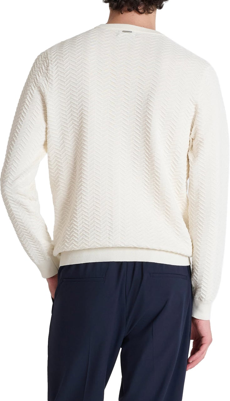 Antony Morato SWEATER ROUND COLLAR REGULAR FIT IN COTTON SOFT YARN Divers