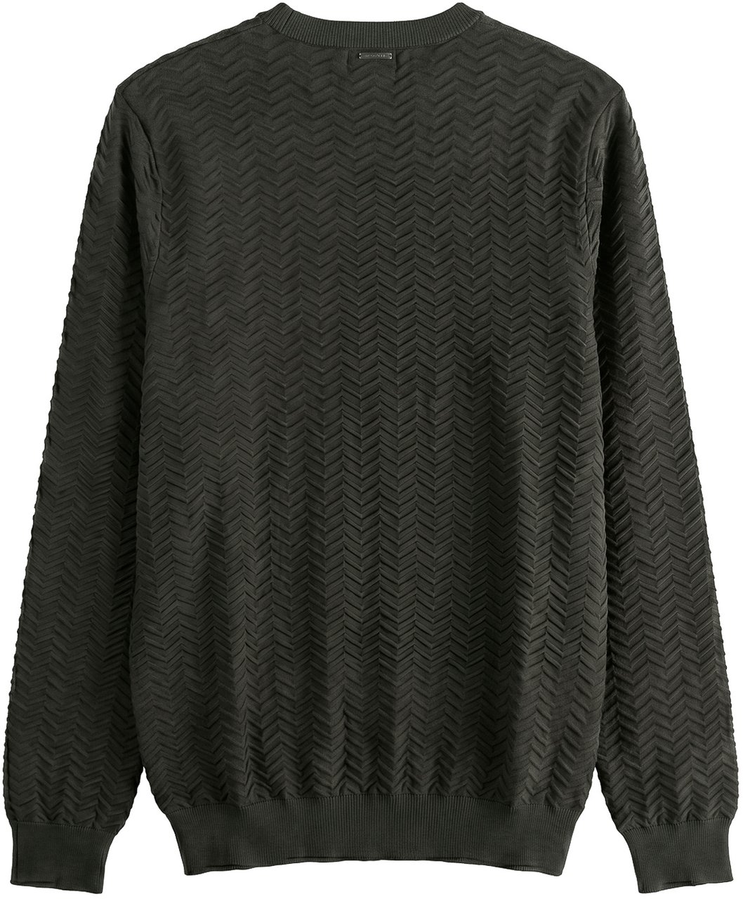 Antony Morato SWEATER ROUND COLLAR REGULAR FIT IN COTTON SOFT YARN Groen