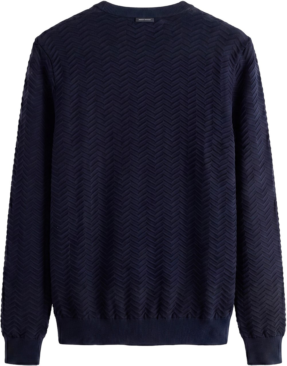 Antony Morato SWEATER ROUND COLLAR REGULAR FIT IN COTTON SOFT YARN Blauw