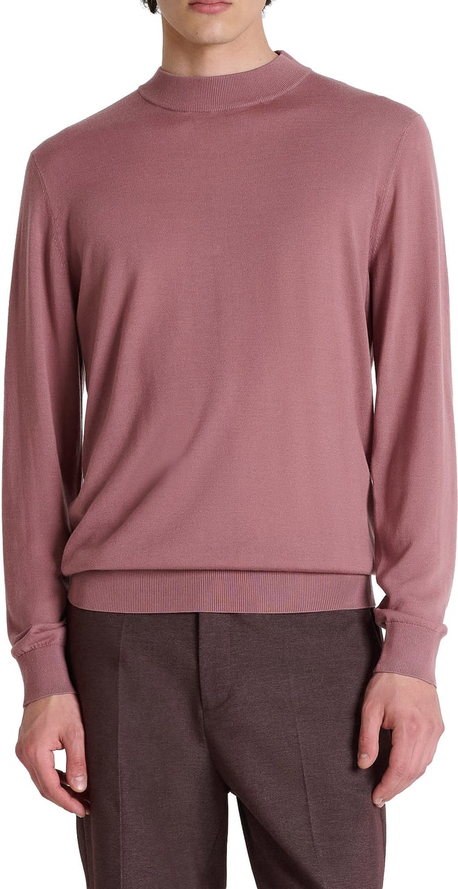 Antony Morato SWEATER HALF TURTLE COLLAR LONG SLEEVES REGULAR FIT IN WOOL BLEND YARN Divers