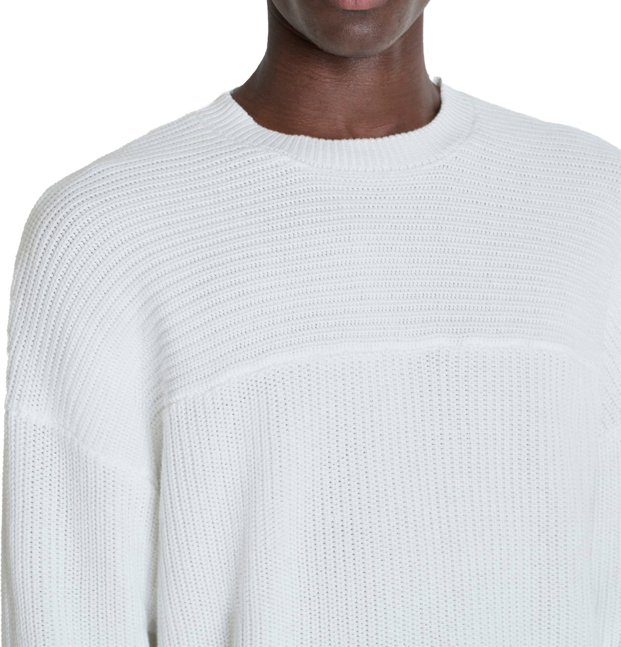 Antony Morato SWEATER ROUND COLLAR RELAXED FIT IN SOFT COTTON YARN Beige