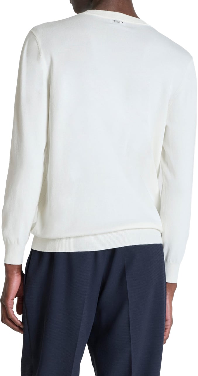 Antony Morato SWEATER ROUND COLLAR LONG SLEEVES REGULAR FIT IN VISCOSA BLEND YARN Beige