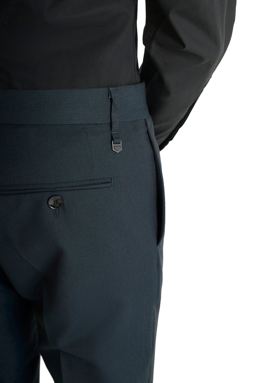Antony Morato TROUSERS BONNIE SLIM FIT  MICRO PATTERN Blauw