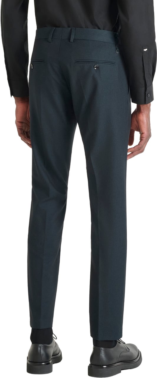 Antony Morato TROUSERS BONNIE SLIM FIT  MICRO PATTERN Blauw