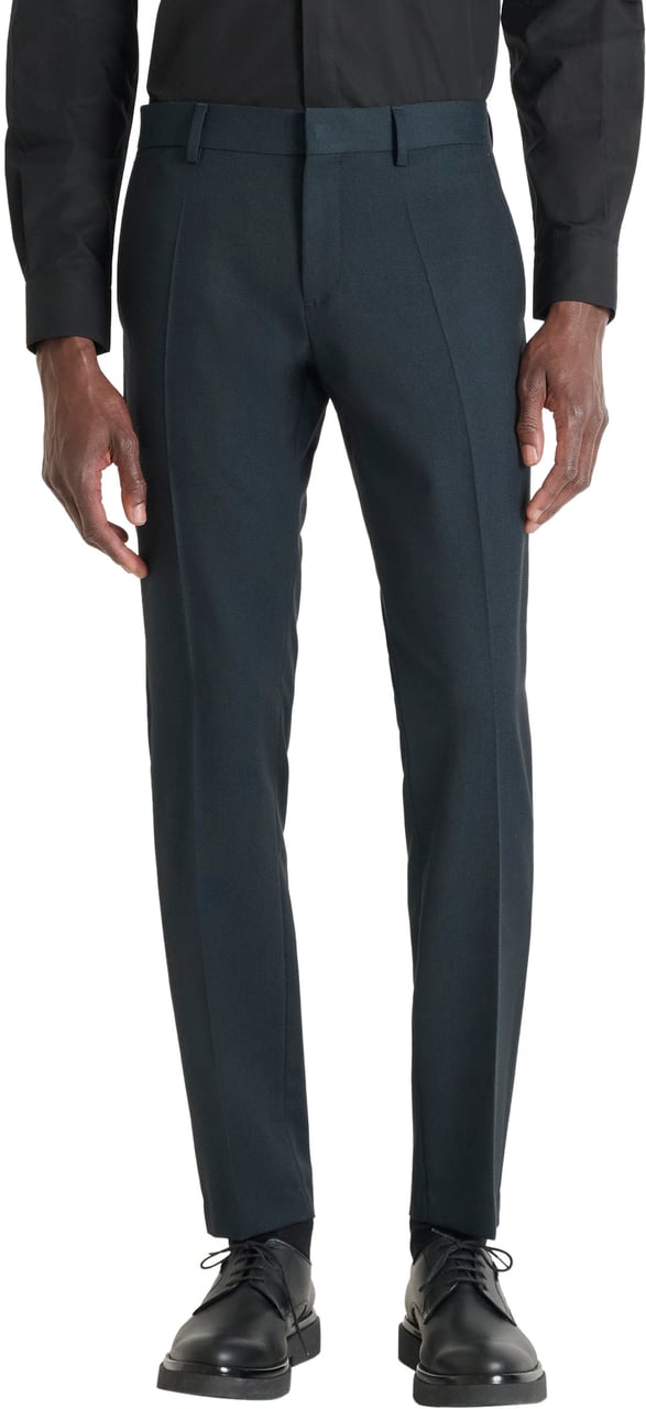 Antony Morato TROUSERS BONNIE SLIM FIT  MICRO PATTERN Blauw
