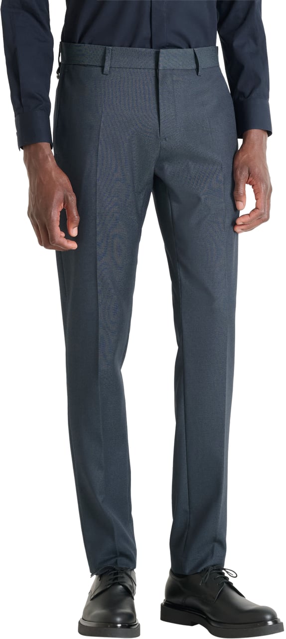 Antony Morato TROUSERS BONNIE SLIM FIT MICRO PATTERN Blauw