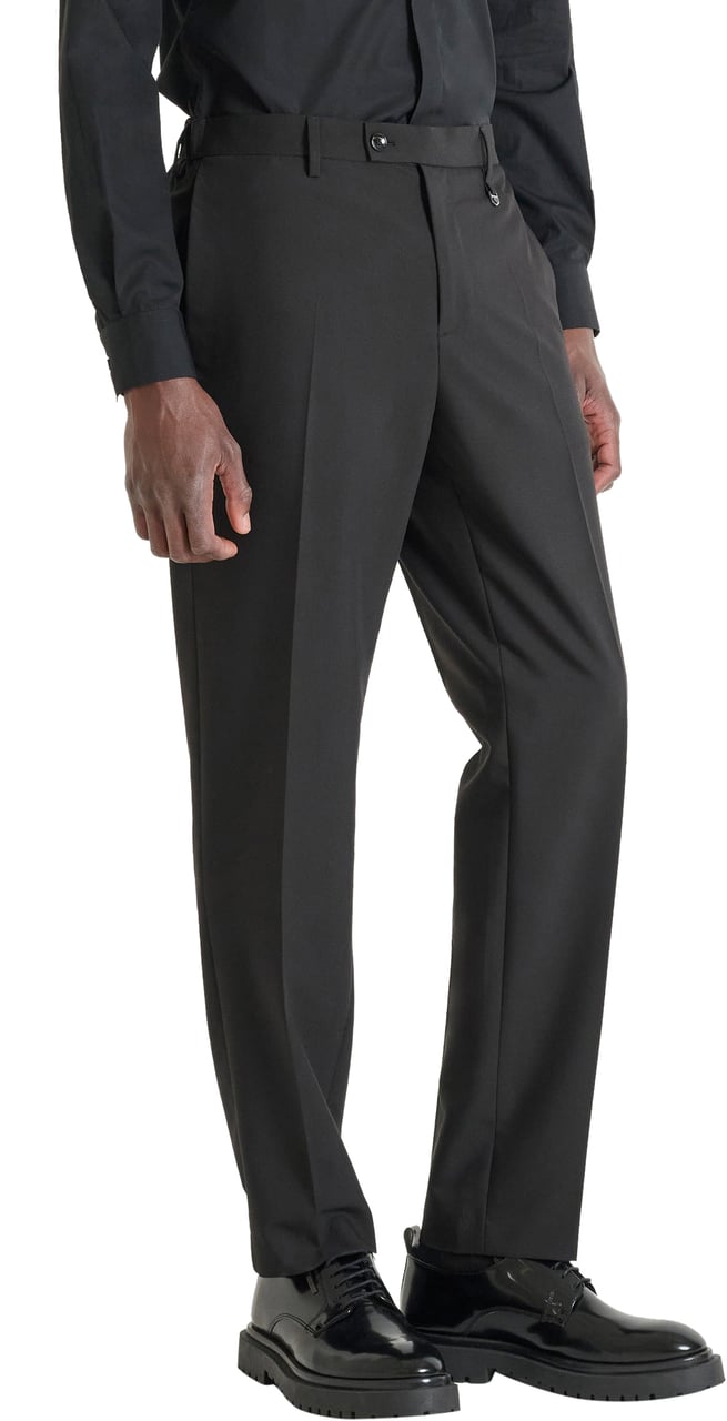 Antony Morato TROUSERS CORA REGULAR STRAIGHT FIT Zwart