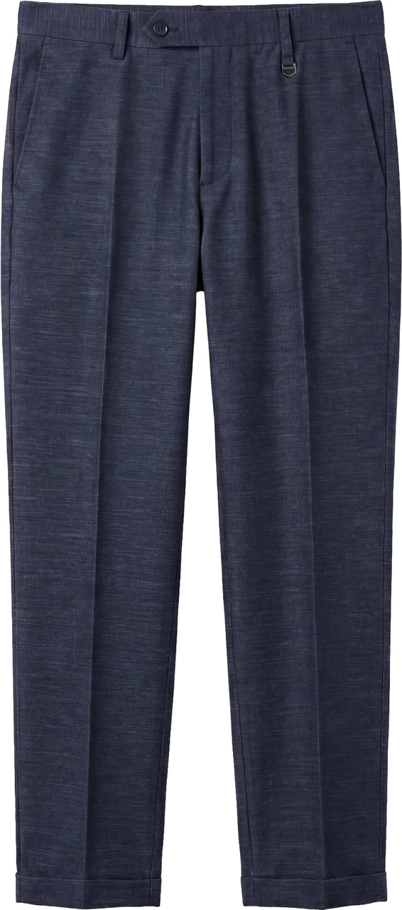 Antony Morato TROUSERS RAD SLIM ANKLE LENGHT  KNIT STRETCH VISCOSE BLEND FABRIC Blauw