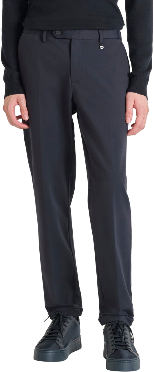 Antony Morato TROUSERS RAD SLIM ANKLE LENGHT FIT IN BI-STRETCH FABRIC TECHNO HANDFEEL Blauw