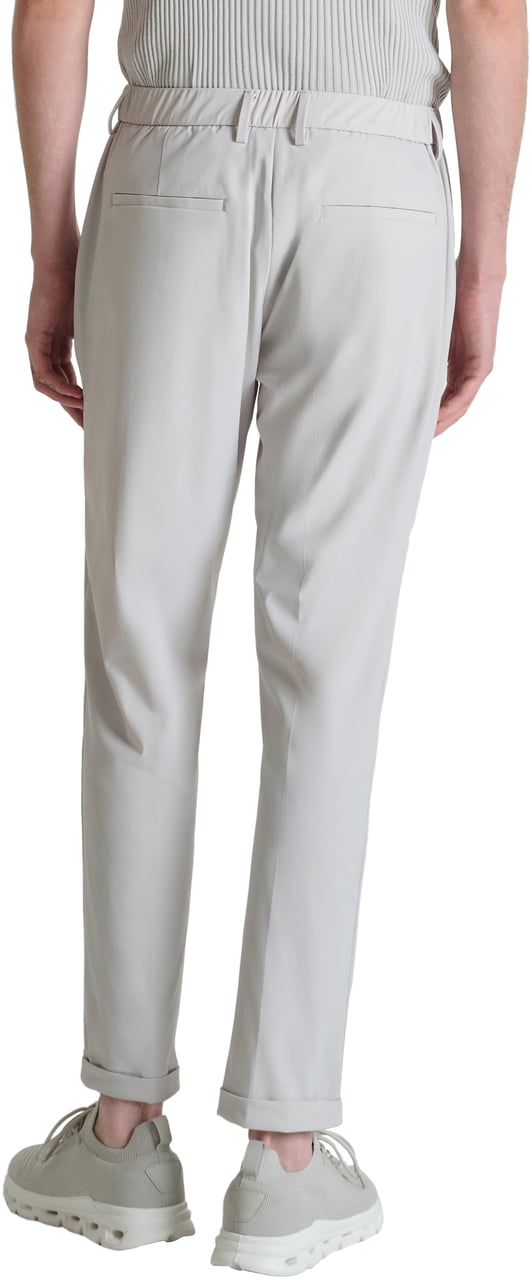 Antony Morato TROUSERS RAD SLIM ANKLE LENGHT FIT IN BI-STRETCH FABRIC TECHNO HANDFEEL Wit
