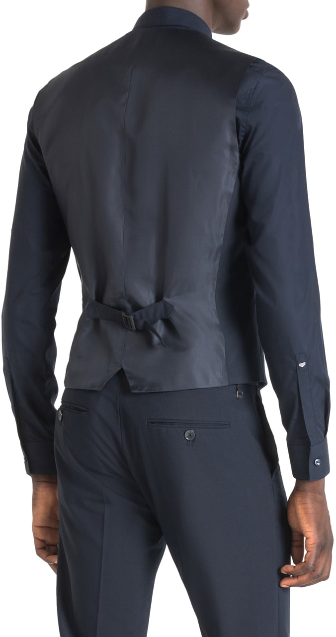 Antony Morato SLIM FIT WAISTCOAT Blauw