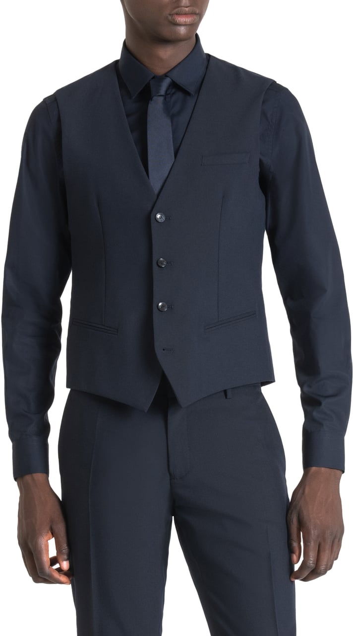 Antony Morato SLIM FIT WAISTCOAT Blauw