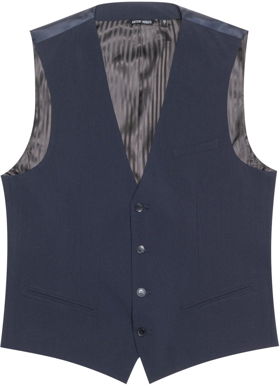 Antony Morato SLIM FIT WAISTCOAT Blauw