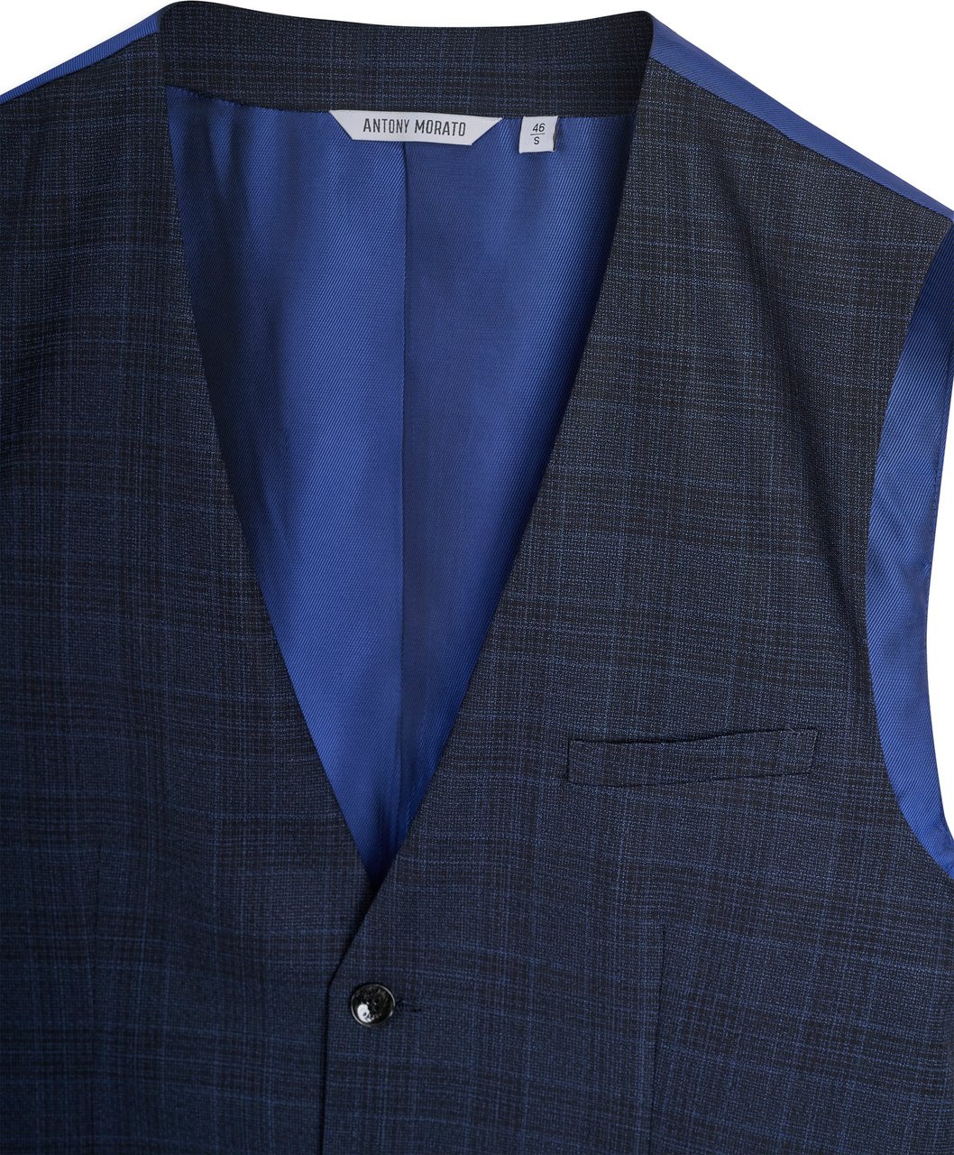 Antony Morato VEST SLIM FIT GALLES MOTIF Blauw