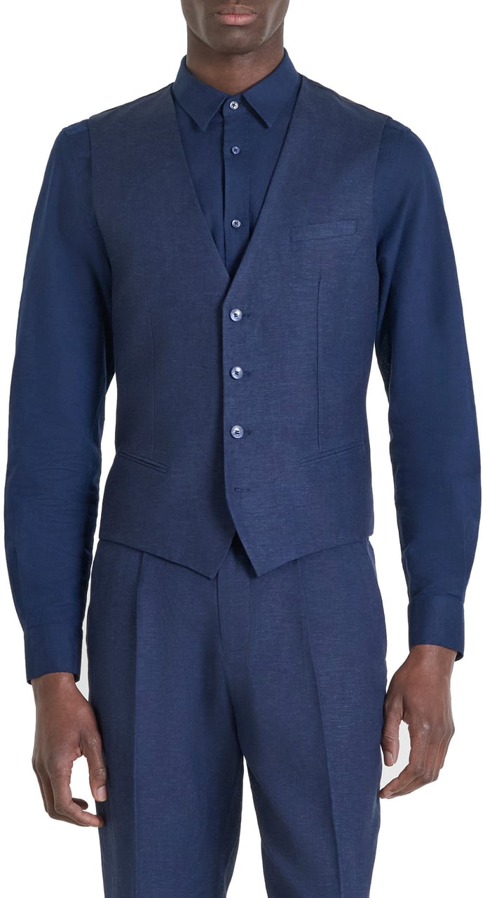 Antony Morato VEST SLIM FIT Blauw