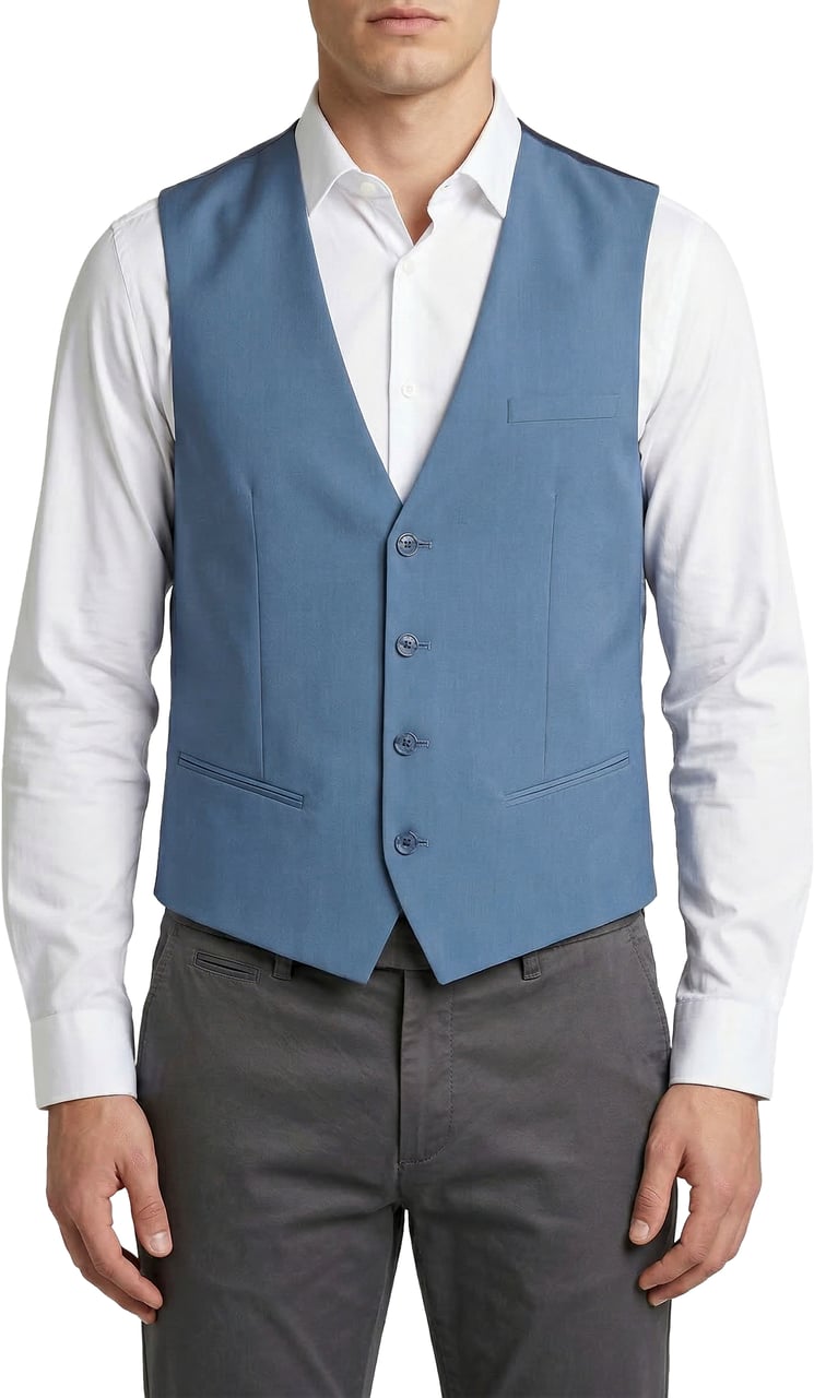Antony Morato VEST SLIM FIT Blauw