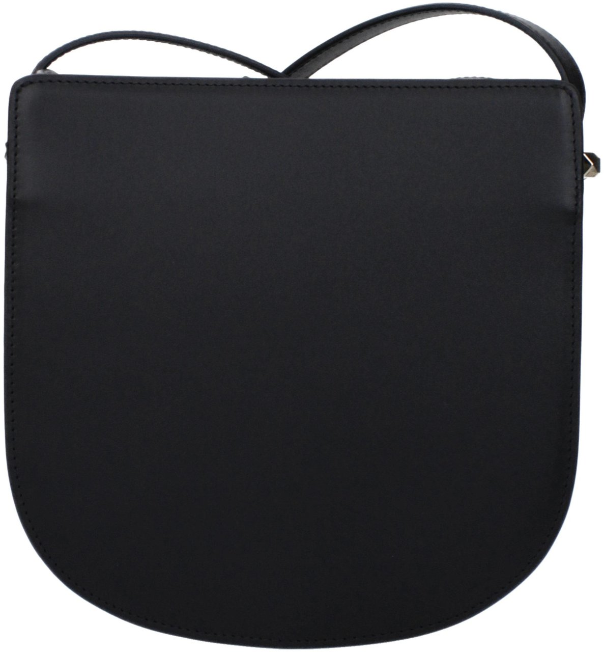 A.P.C. A.P.C. Black Leather Crossbody Bag Zwart