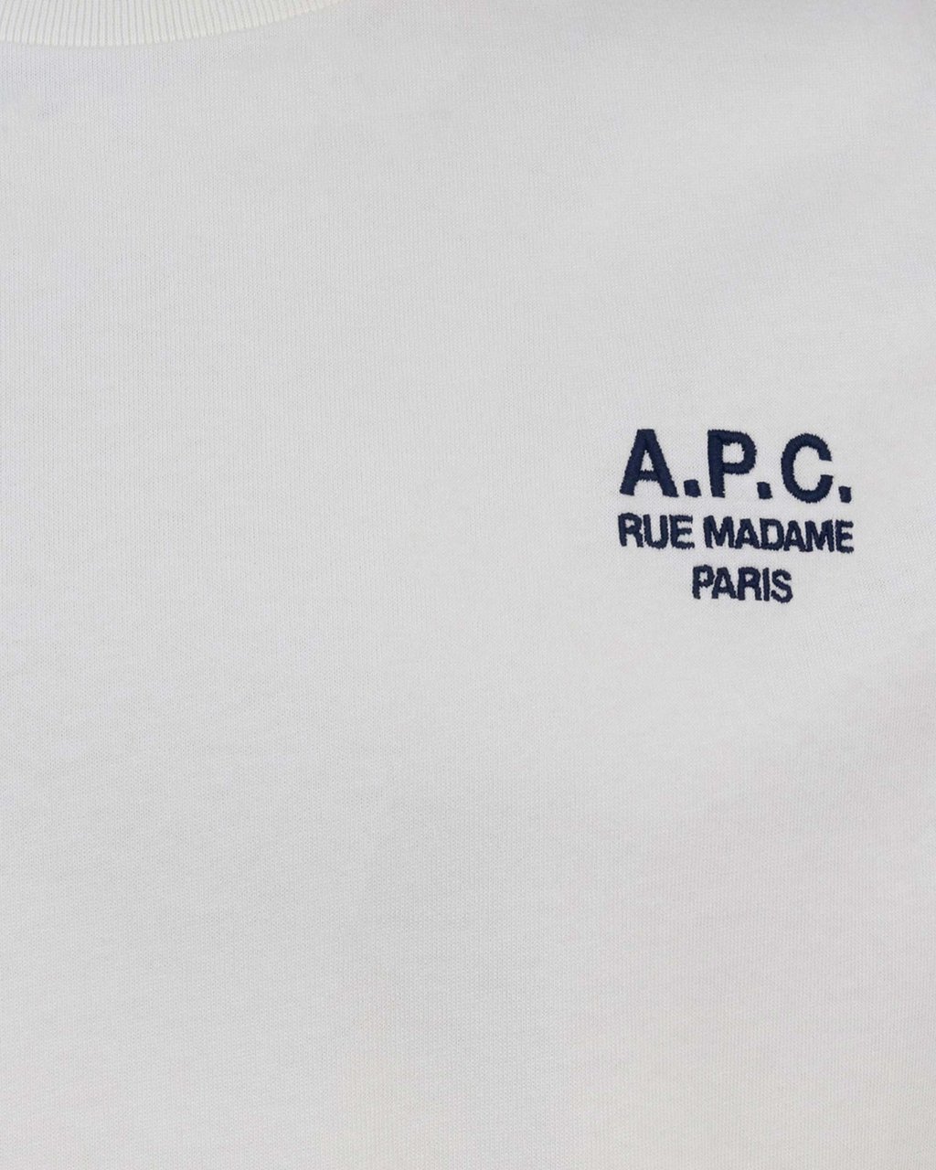 A.P.C. T-Shirts And Polos White/Dark Navy Wit