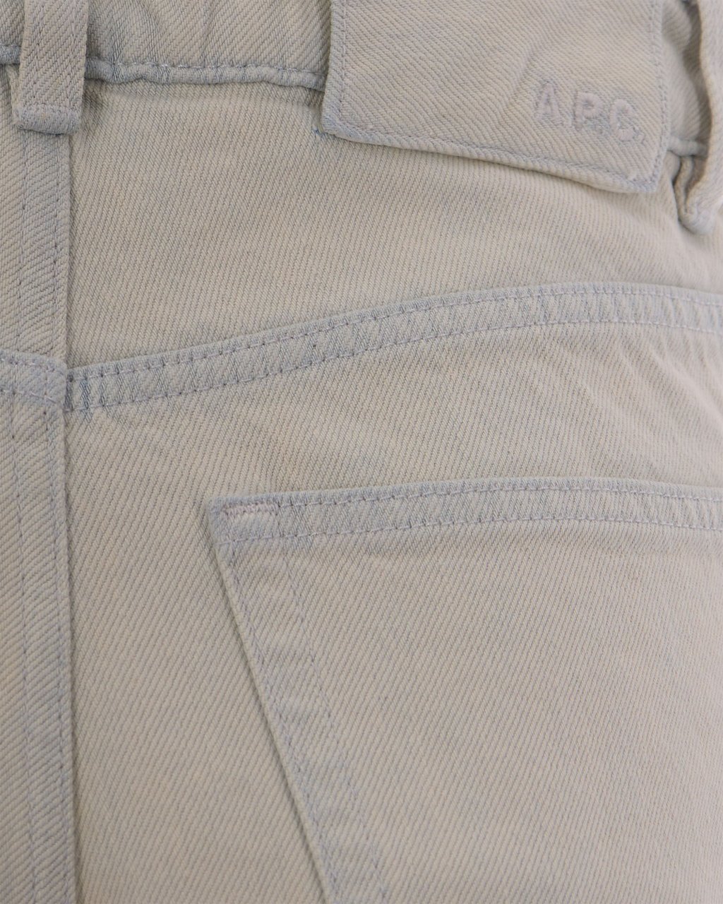 A.P.C. Jean Clyde Jeans in Bleached Out Grijs