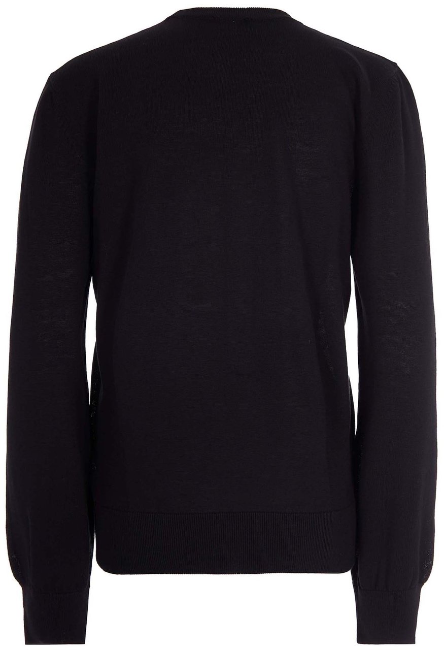 A.P.C. Crewneck Logo Sweater Zwart
