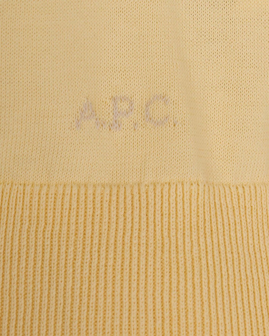 A.P.C. Short-Sleeve Knit Polo Shirt Bruin