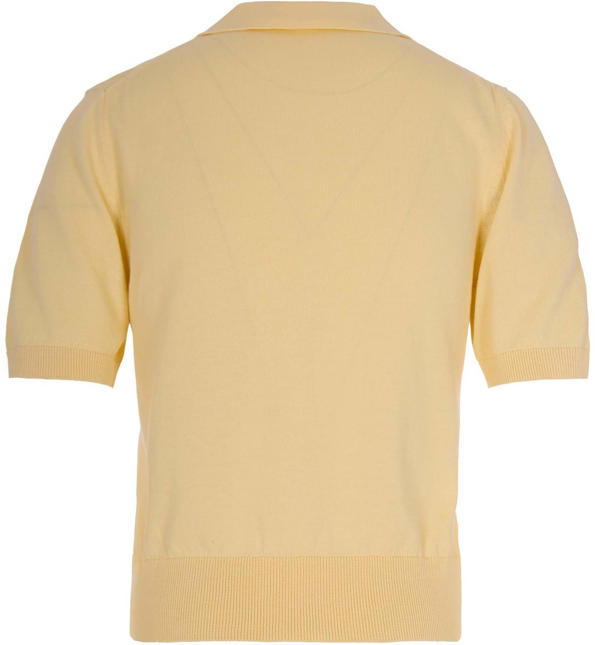 A.P.C. Short-Sleeve Knit Polo Shirt Bruin
