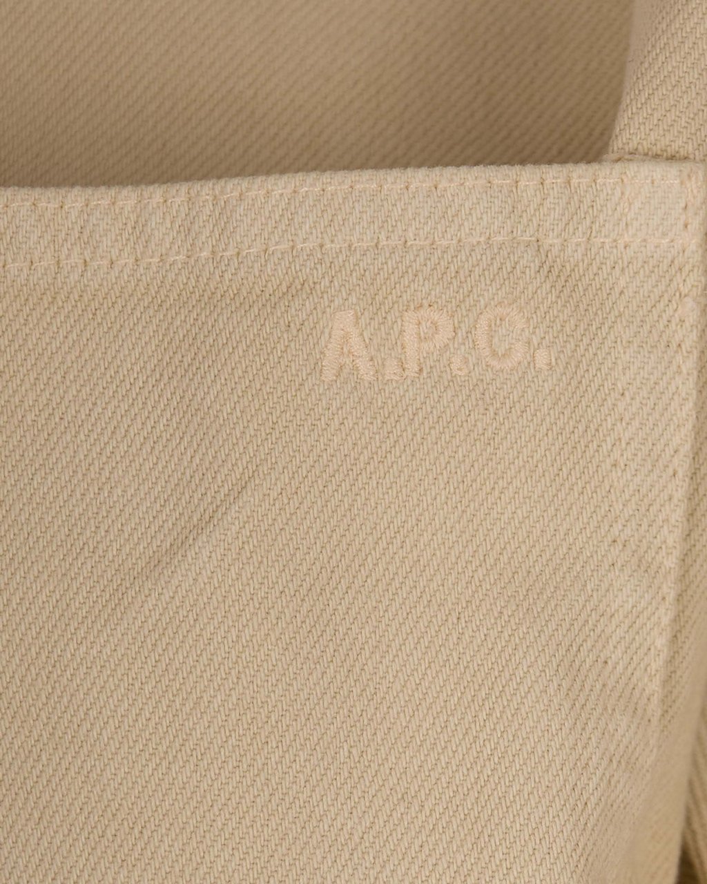 A.P.C. Denim Button-Front Jacket Neutraal